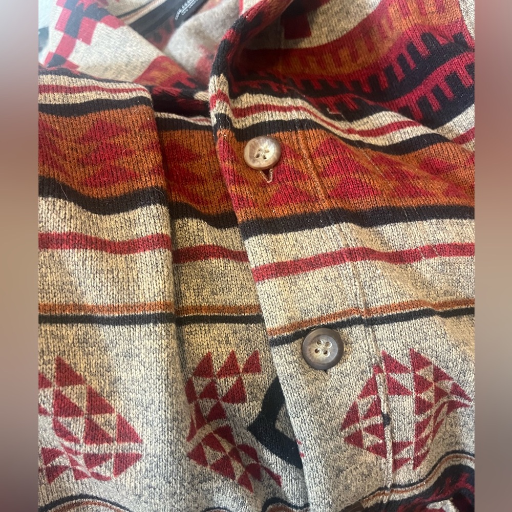Junk Food Clothing Red and Black Aztec print - Picture 5 of 5